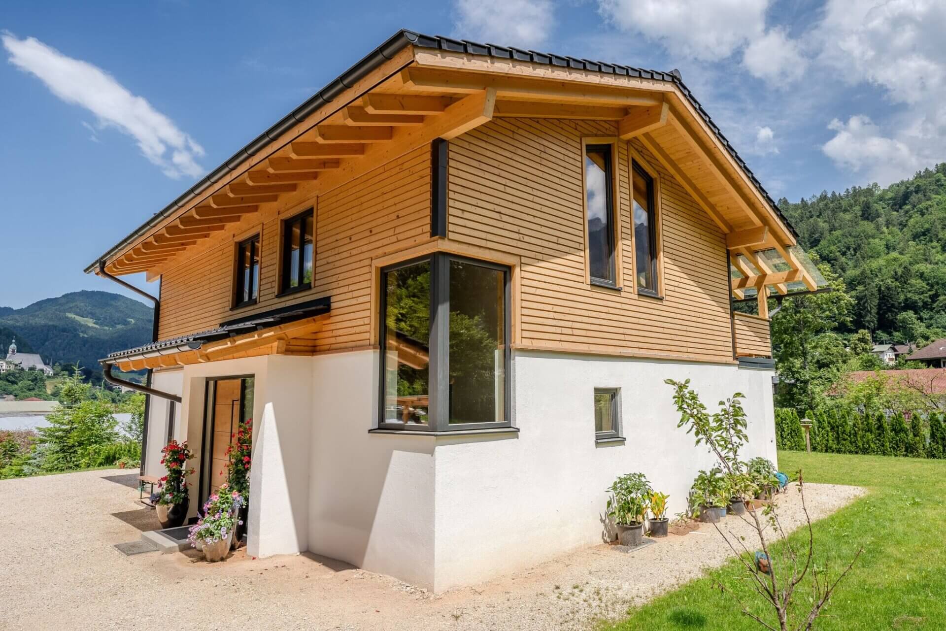 Blockhaus Allgäu von Chiemgauer Holzhaus