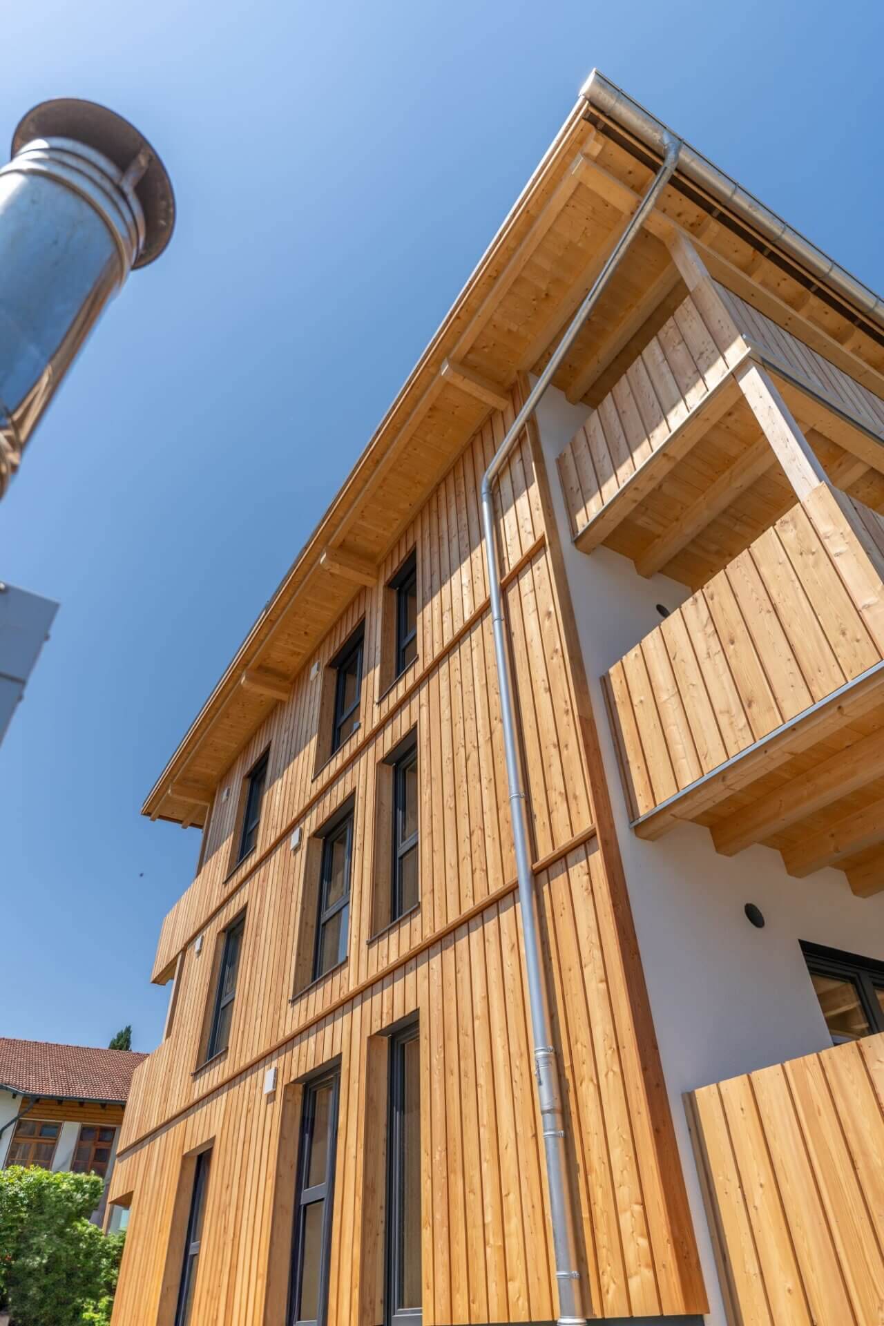 Aussenansicht Mehrfamilienhaus Traunstein