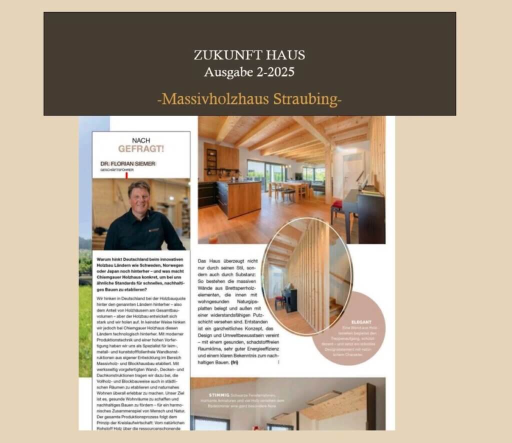 Massivholzhaus Straubing Zukunft Haus