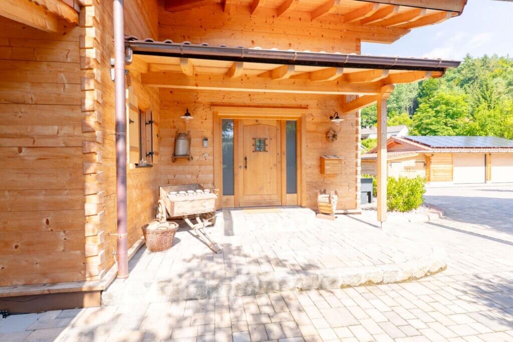 Blockhaus Bad Reichenhall Eingangsbereich