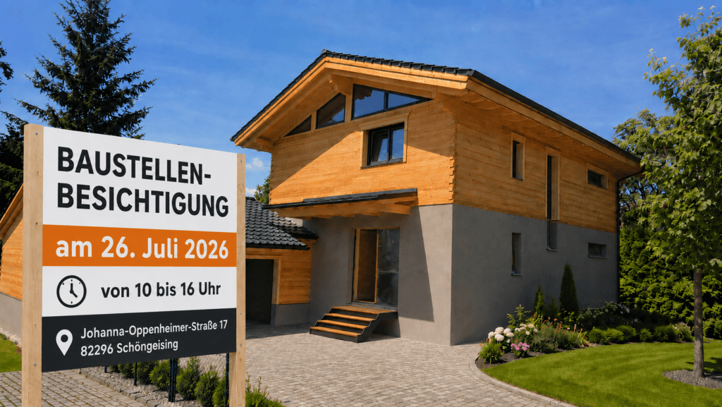 Baustellenbesichtigung am 26.7.26