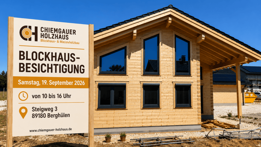 Blockhaus Besichtigung Berghülen