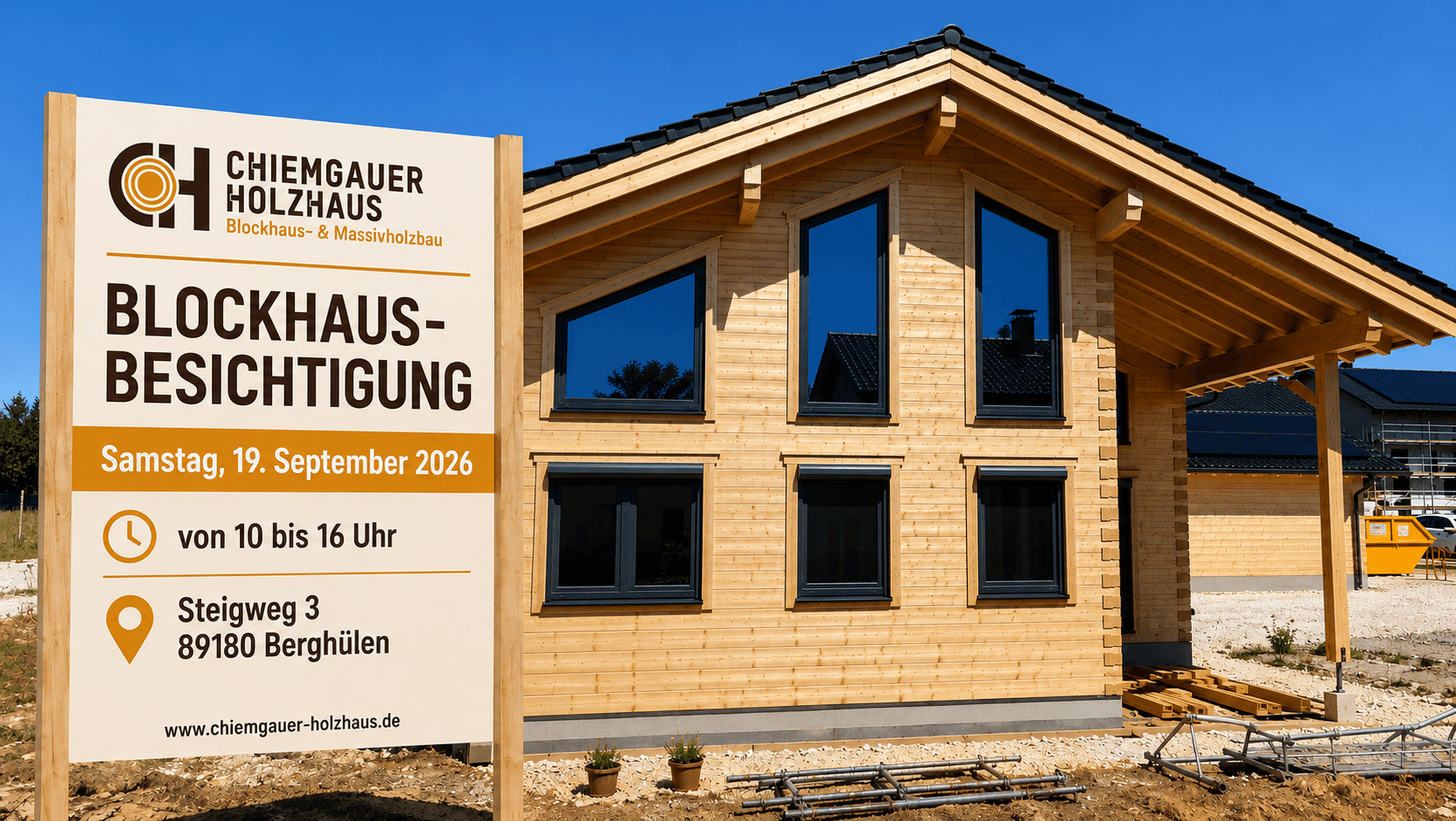 Blockhaus Besichtigung Berghülen